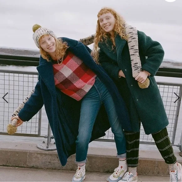 Madewell Sherpa Teddy Coat size L new - Picture 14 of 14